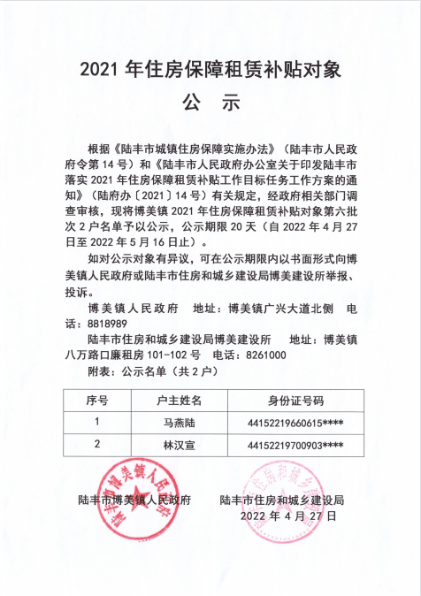 2021的住房保障租赁补贴对象公示（博美2户）.png