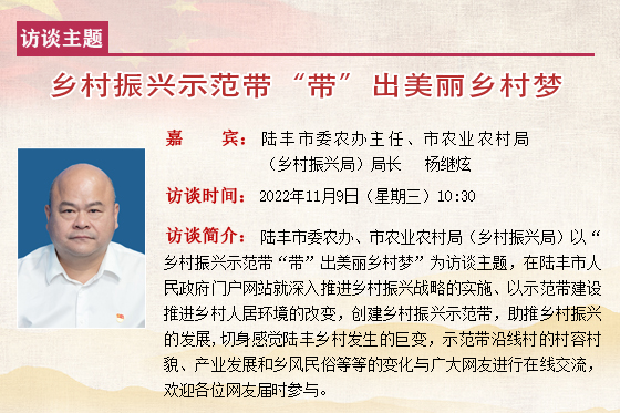 陆丰市委农办主任、市农业农村局    （乡村振兴局）局长   杨继炫.jpg