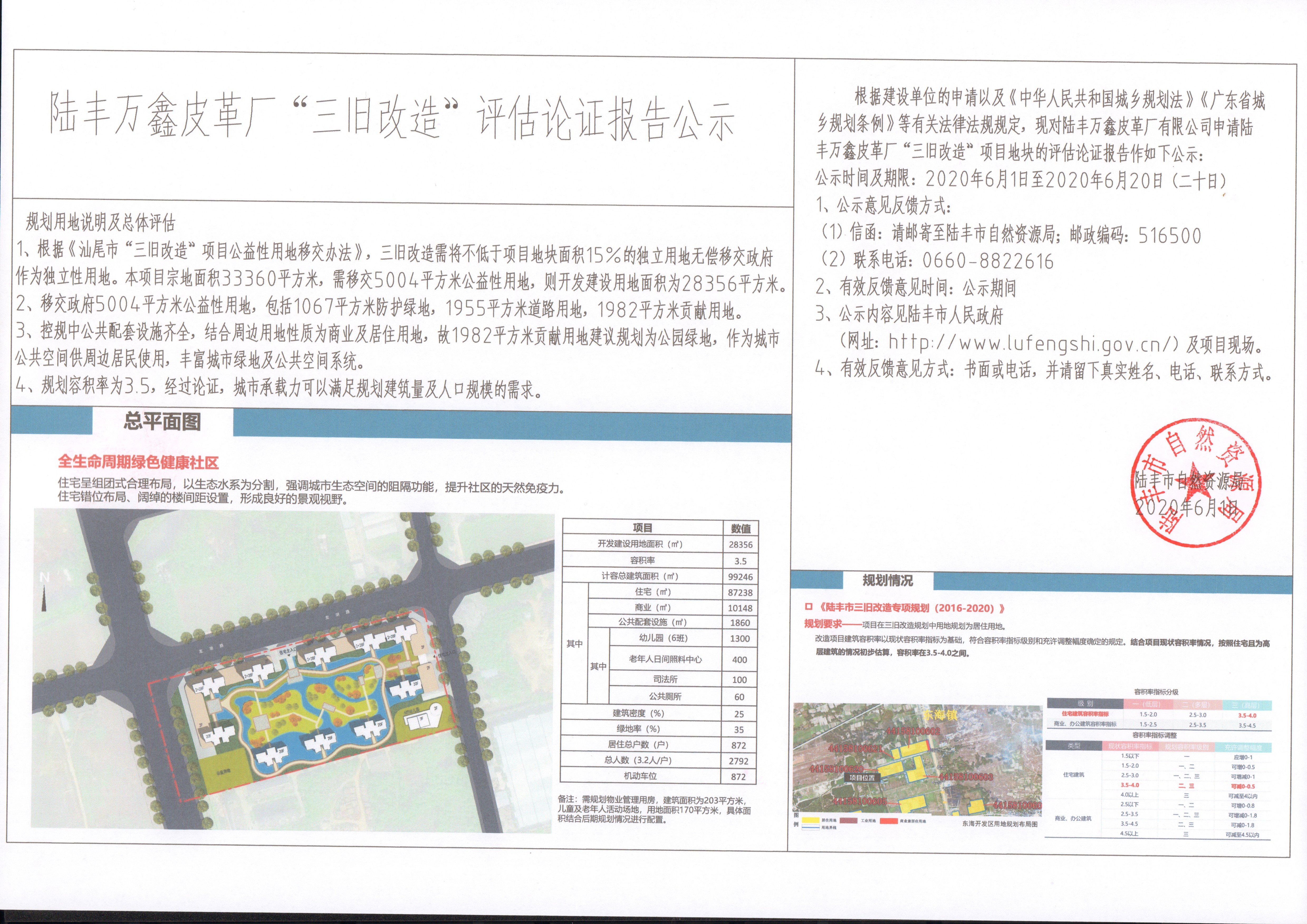 陆丰市万鑫皮革厂三旧改造评估论证报告公示.jpg