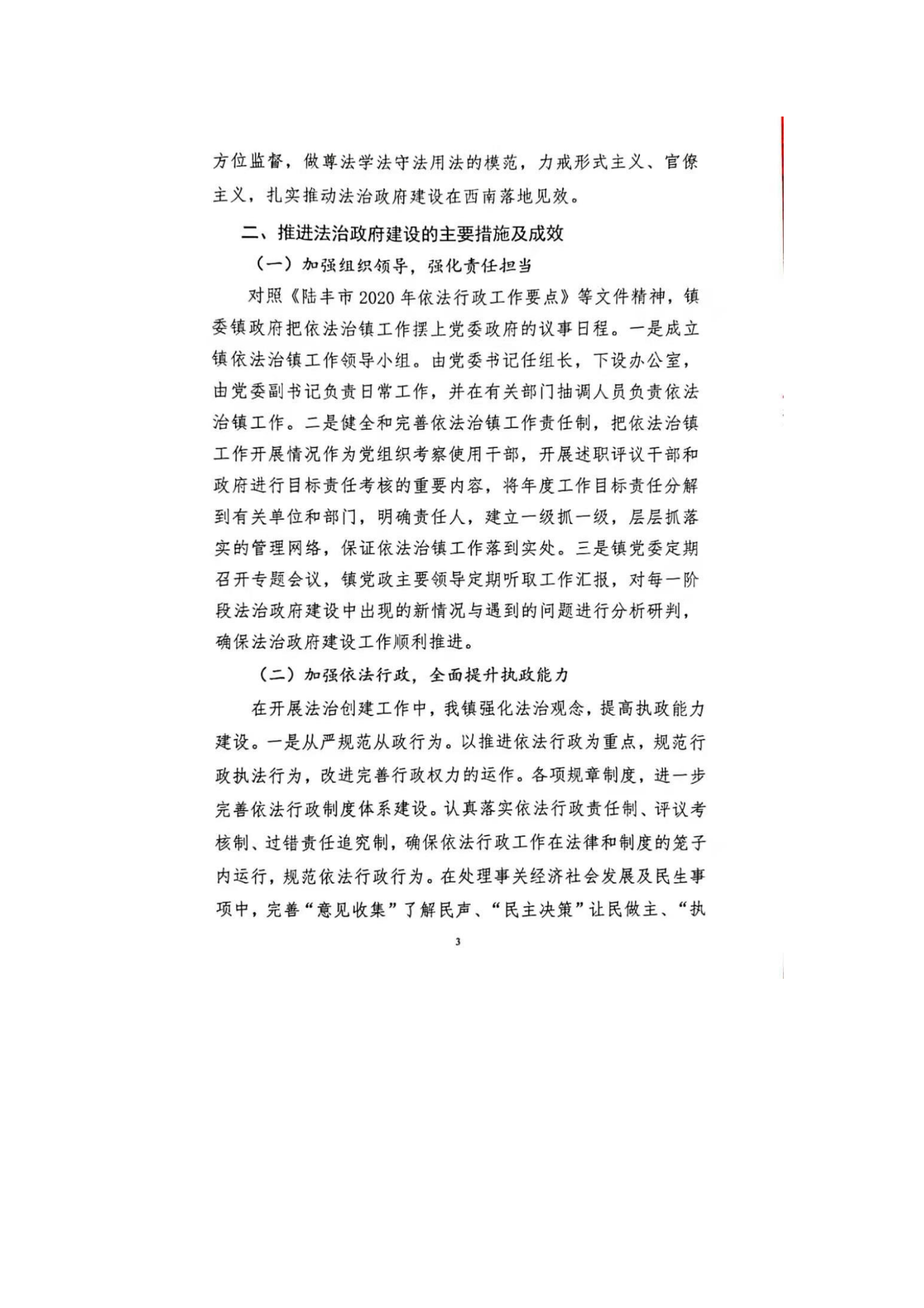 西南镇人民政府2020年度法治政府建设年度报告_02.png