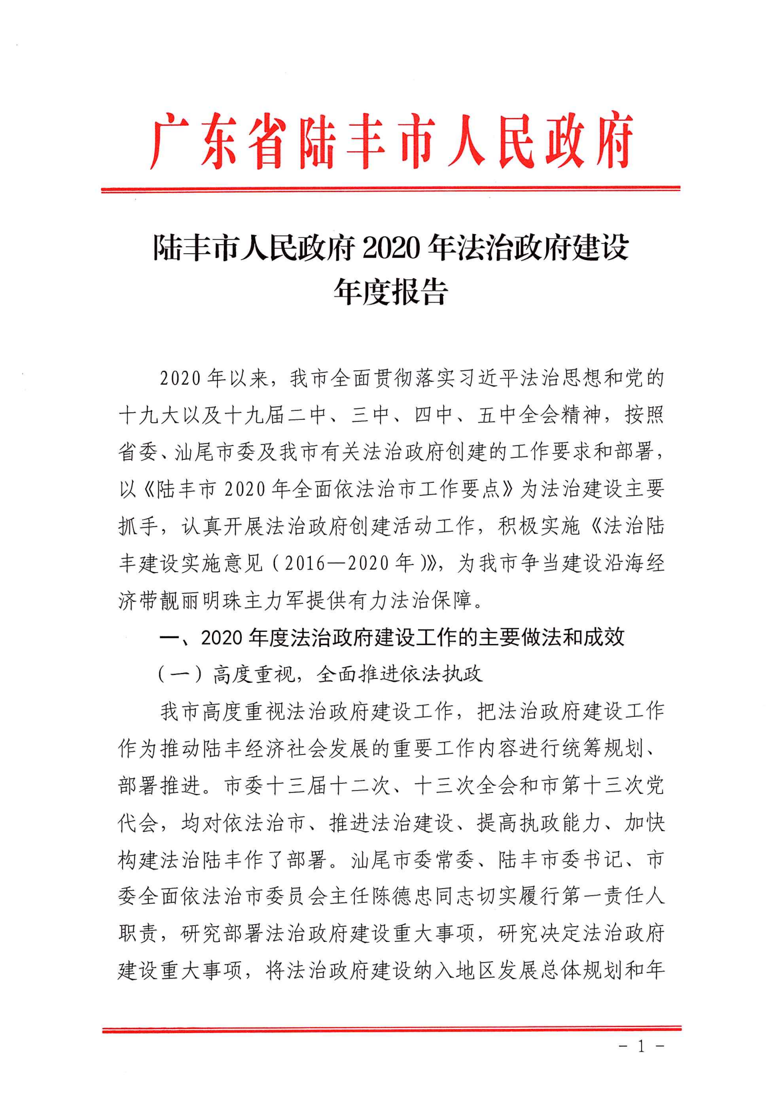 陆丰市人民政府2020年法治政府建设年度报告_00.png