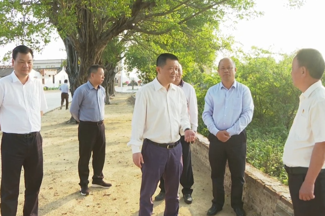陈德忠到南塘镇督导乡村振兴工作 - 政务要闻 - 陆丰