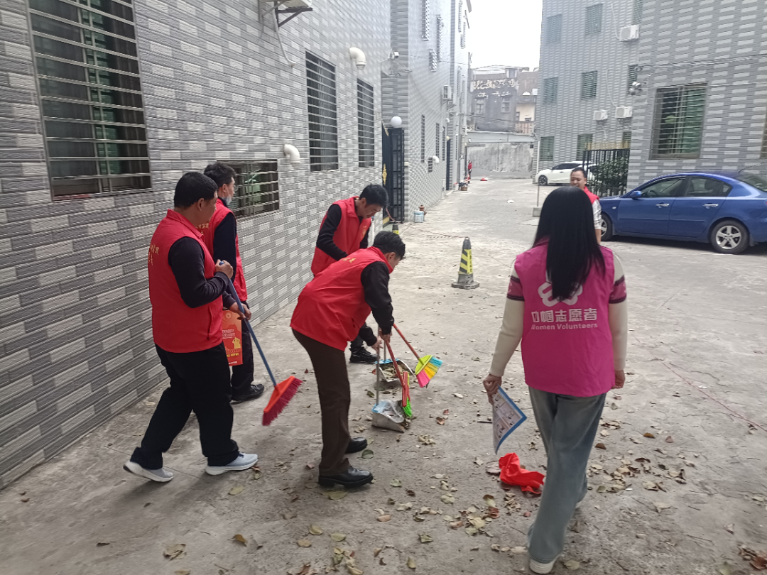 甲子镇开展春节前人居环境卫生大扫除行动