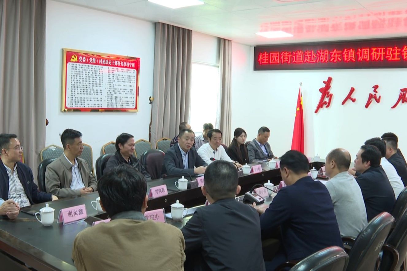 深圳市罗湖区桂园街道到陆丰市湖东镇调研“百千万工程”