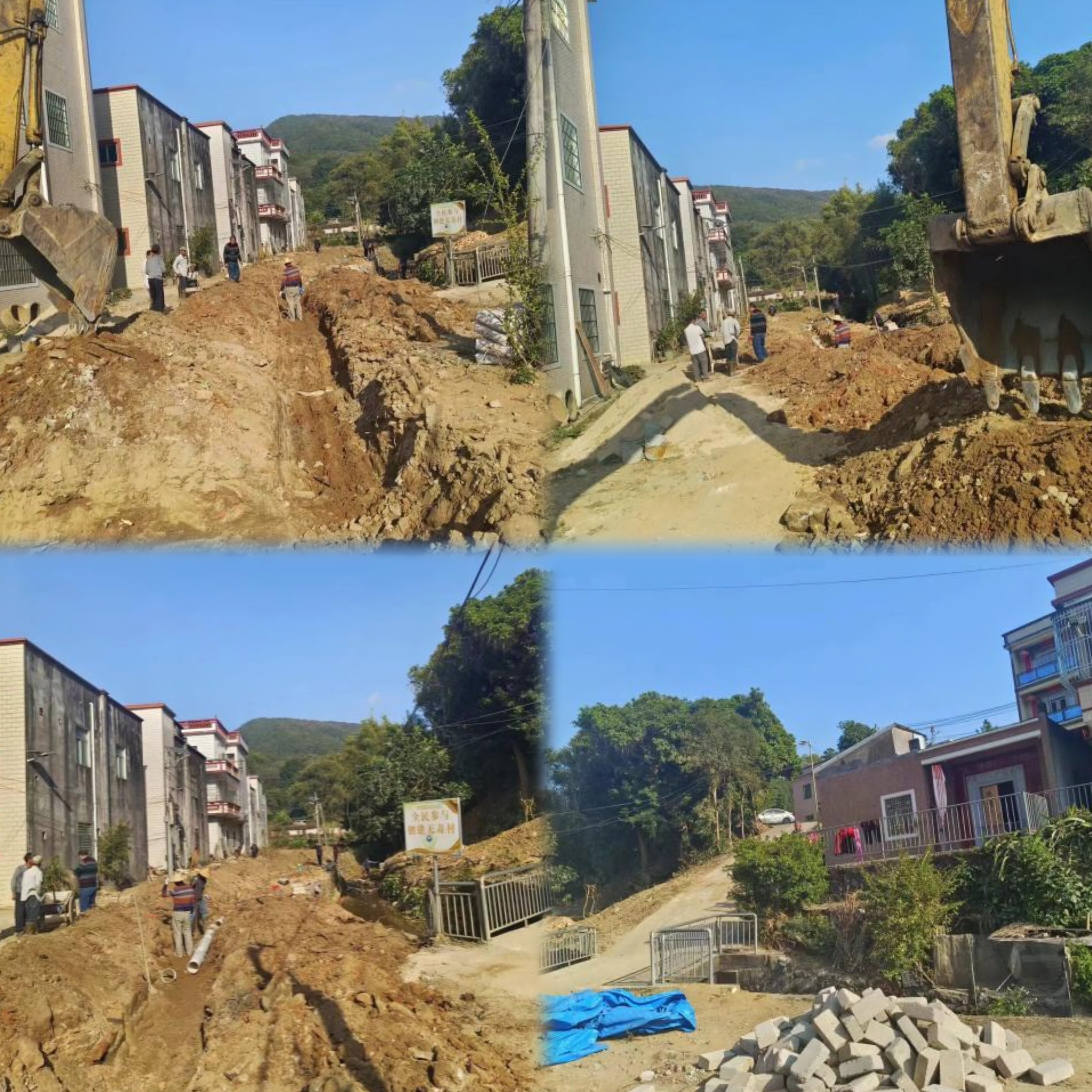 聚焦明珠一号攻坚行动 八万镇双派村人居环境整治有行有效 共造和美新